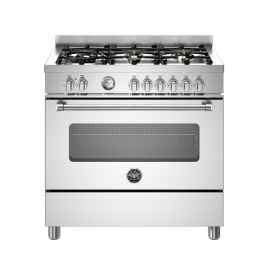 BERTAZZONI MAS96L1EXT Κουζίνα Αερίου 90cm Inox